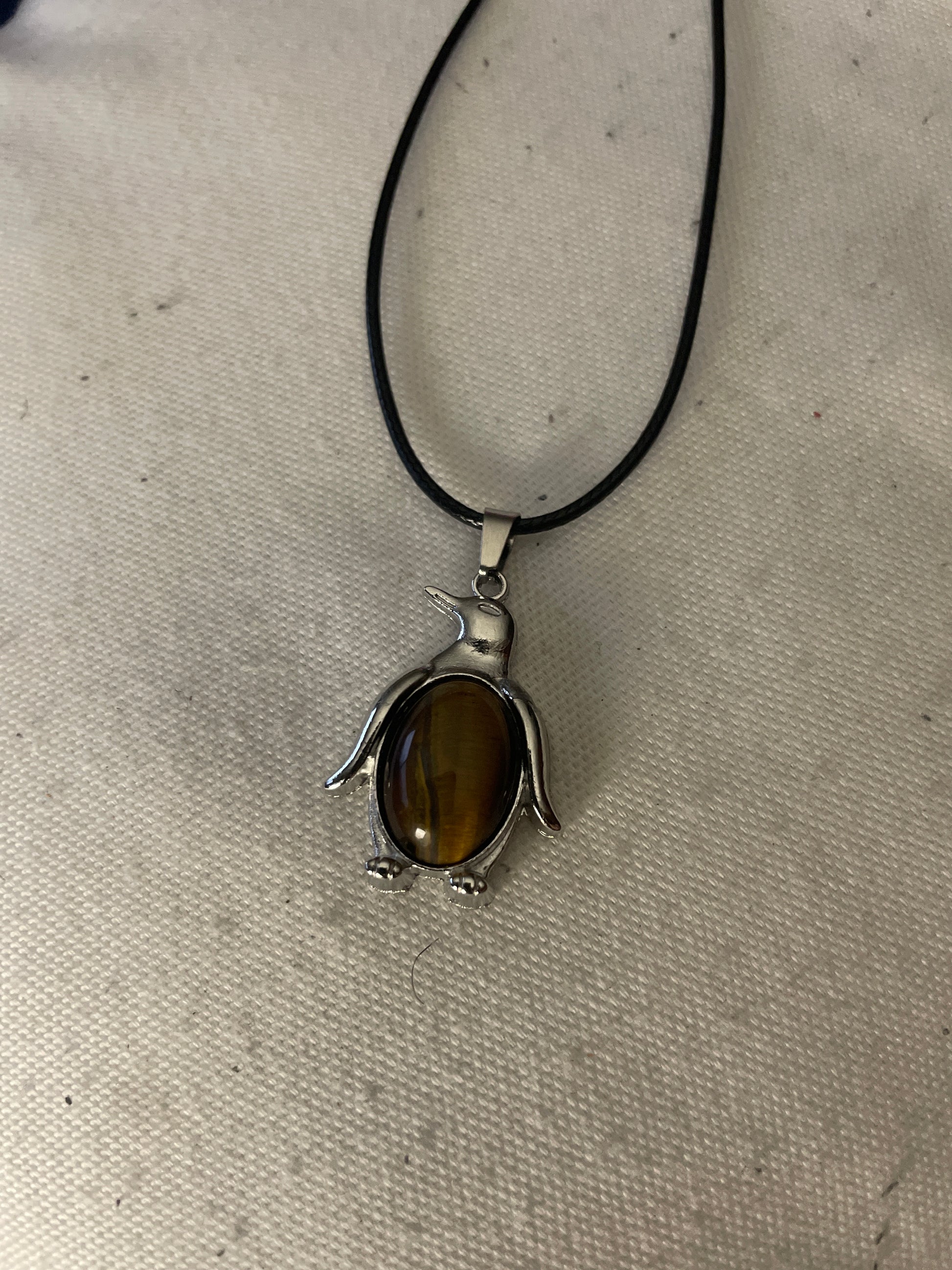 Penguin Gemstone Necklace - Beauty by Dani