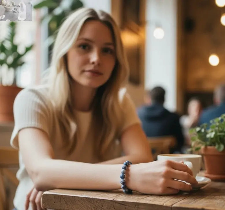 Sodalite Beaded Bracelet Beauty by Dani