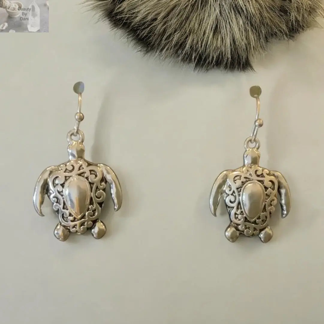 Stainless Steel Turtle Earrings Beauty by Dani