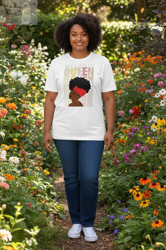 Rhinestone Melanin Queen T-Shirt