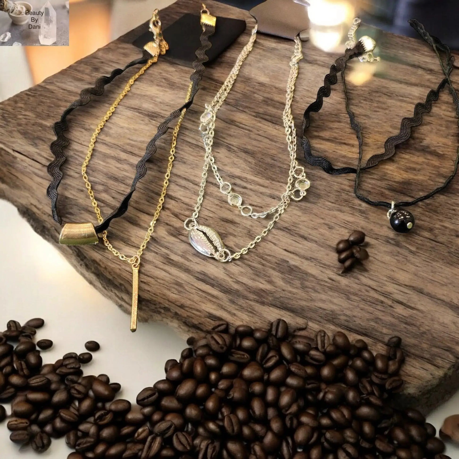 Double Strand Choker Necklace Beauty by Dani