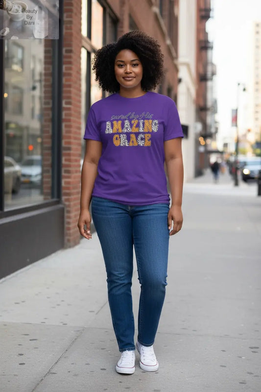 Saved by his amazing grace T-Shirt