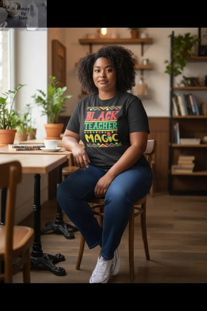 Black Teacher Magic T-Shirt