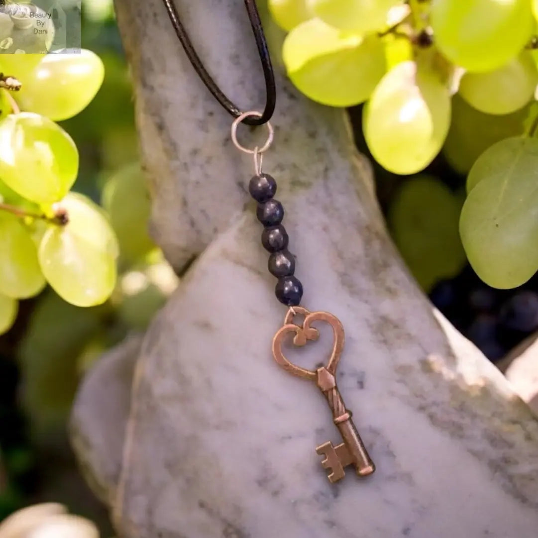 Lapis Lazuli Key Necklace