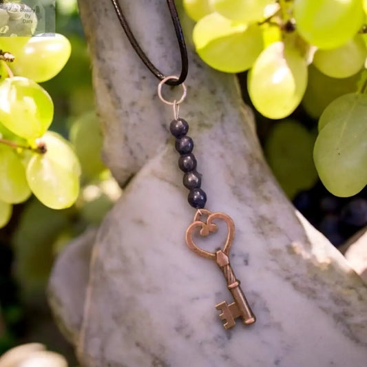Lapis Lazuli Key Necklace