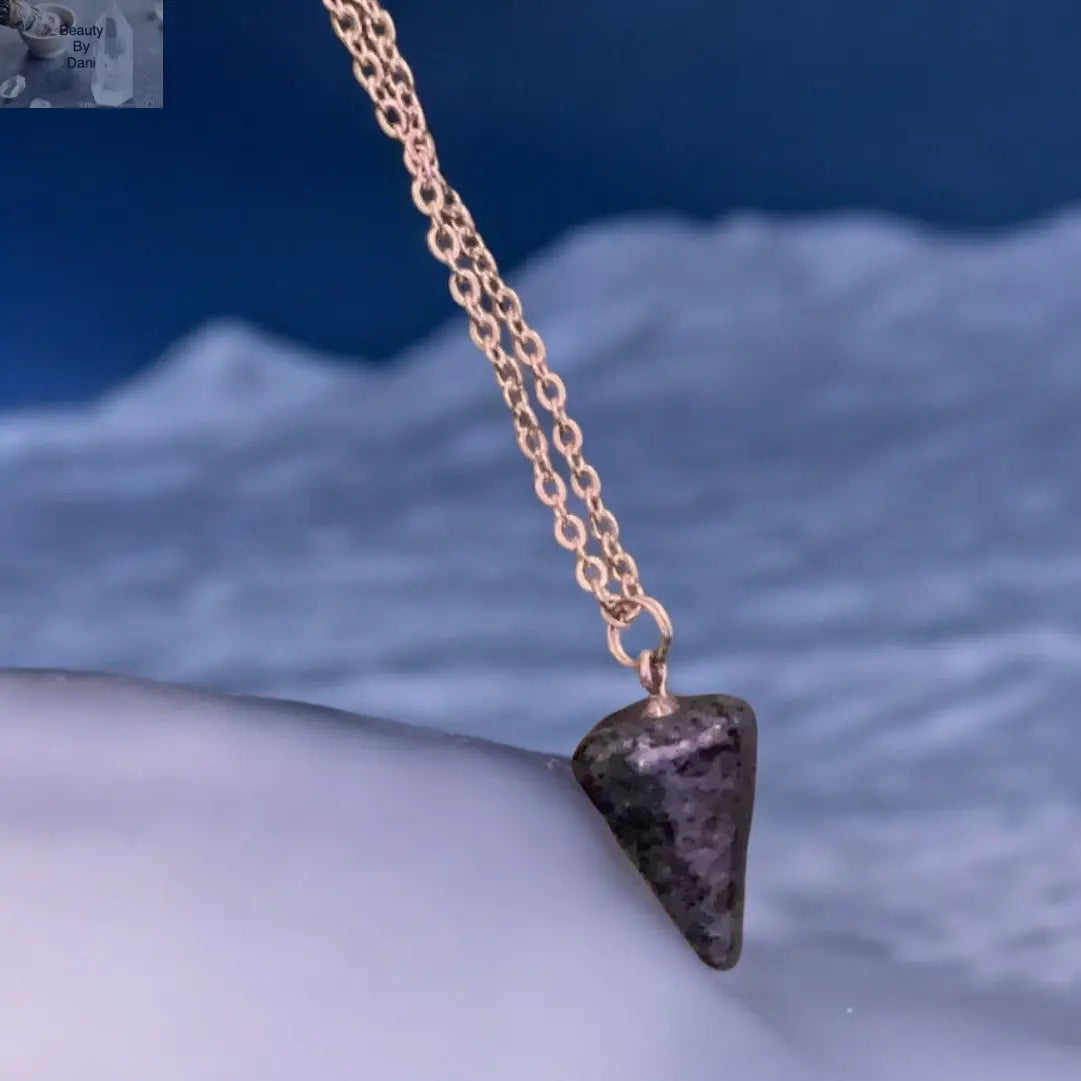 Lapis Lazuli Pendulum Necklace