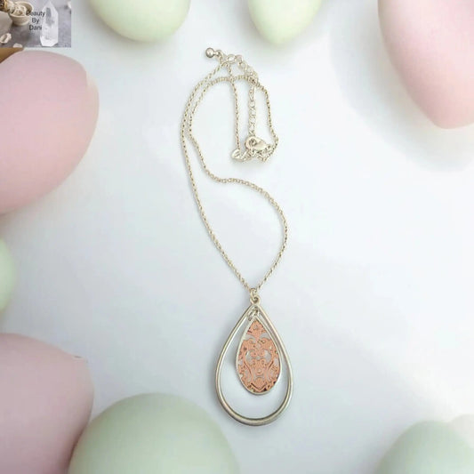 Elegant Stainless Steel Necklace Beauty by Dani Gems and More