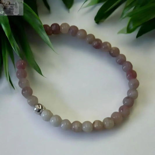 Natural Amethyst Bracelet with 6mm Beads