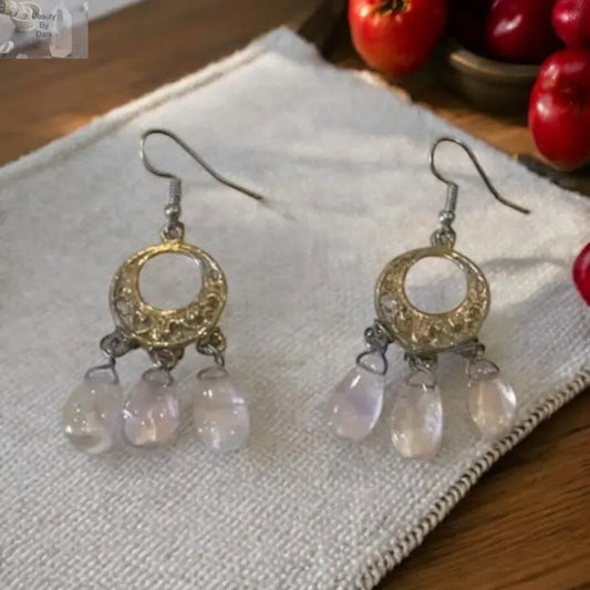 Elegant Amethyst Earrings with Hypoallergenic Stainless Steel Posts