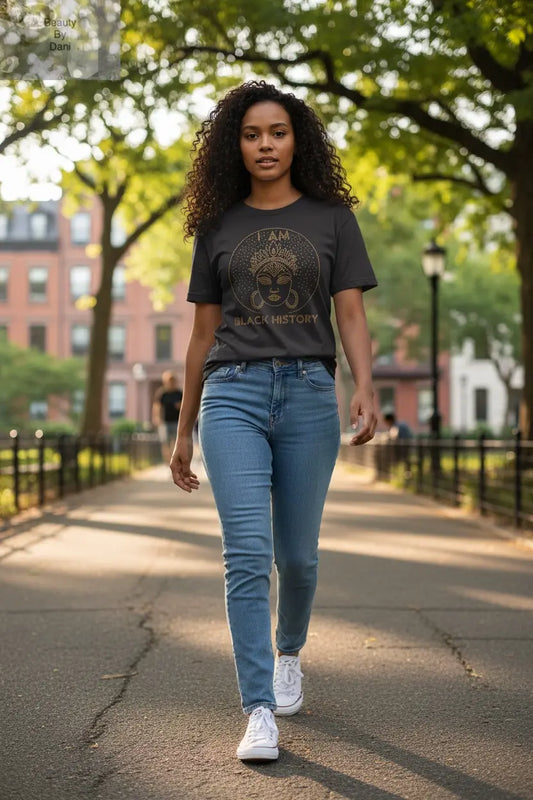 I Am Black History Rhinestone T-Shirt