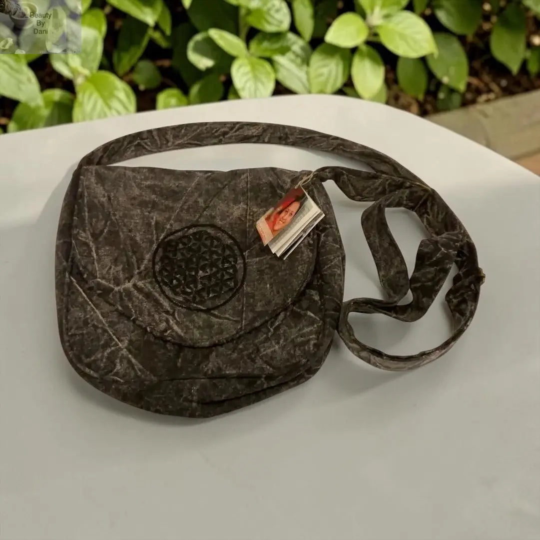 Adjustable Cotton and Hemp Handbag