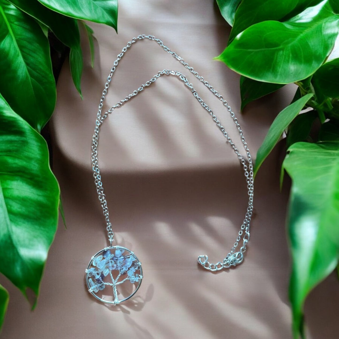 Gemstone Tree of Life Necklace