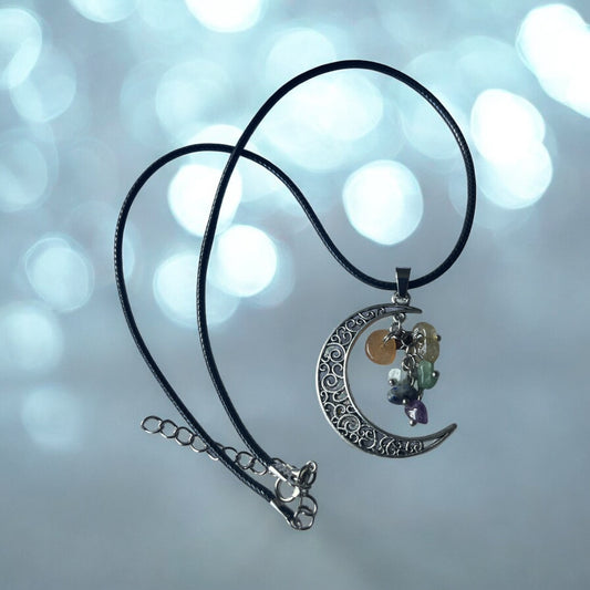 Chakra Moon Necklace - Beauty by Dani