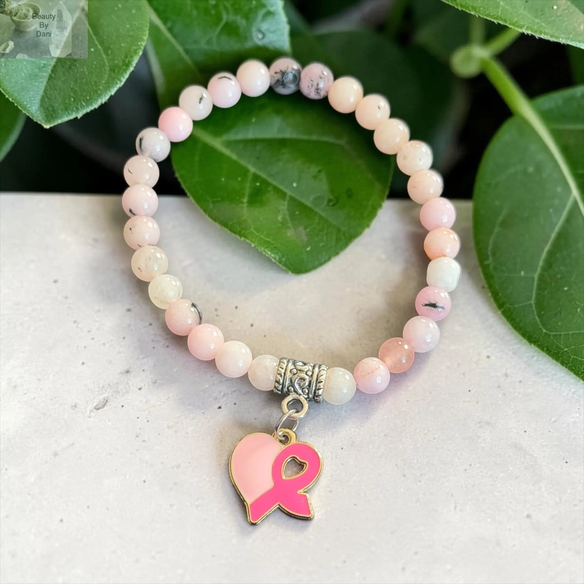 Pink Jasper Bracelet Cancer 6mm bead