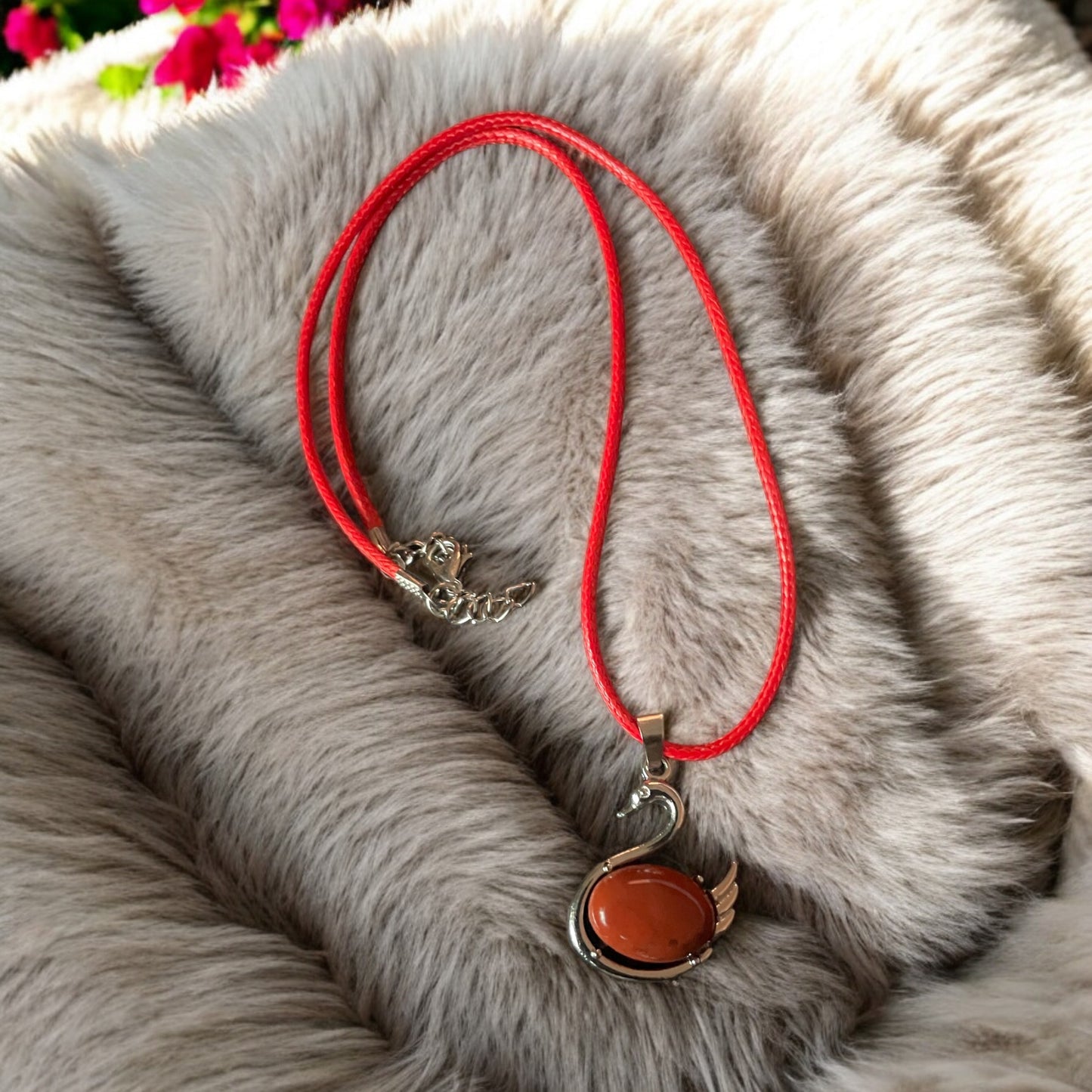 Swan Gem Necklace - Beauty by Dani