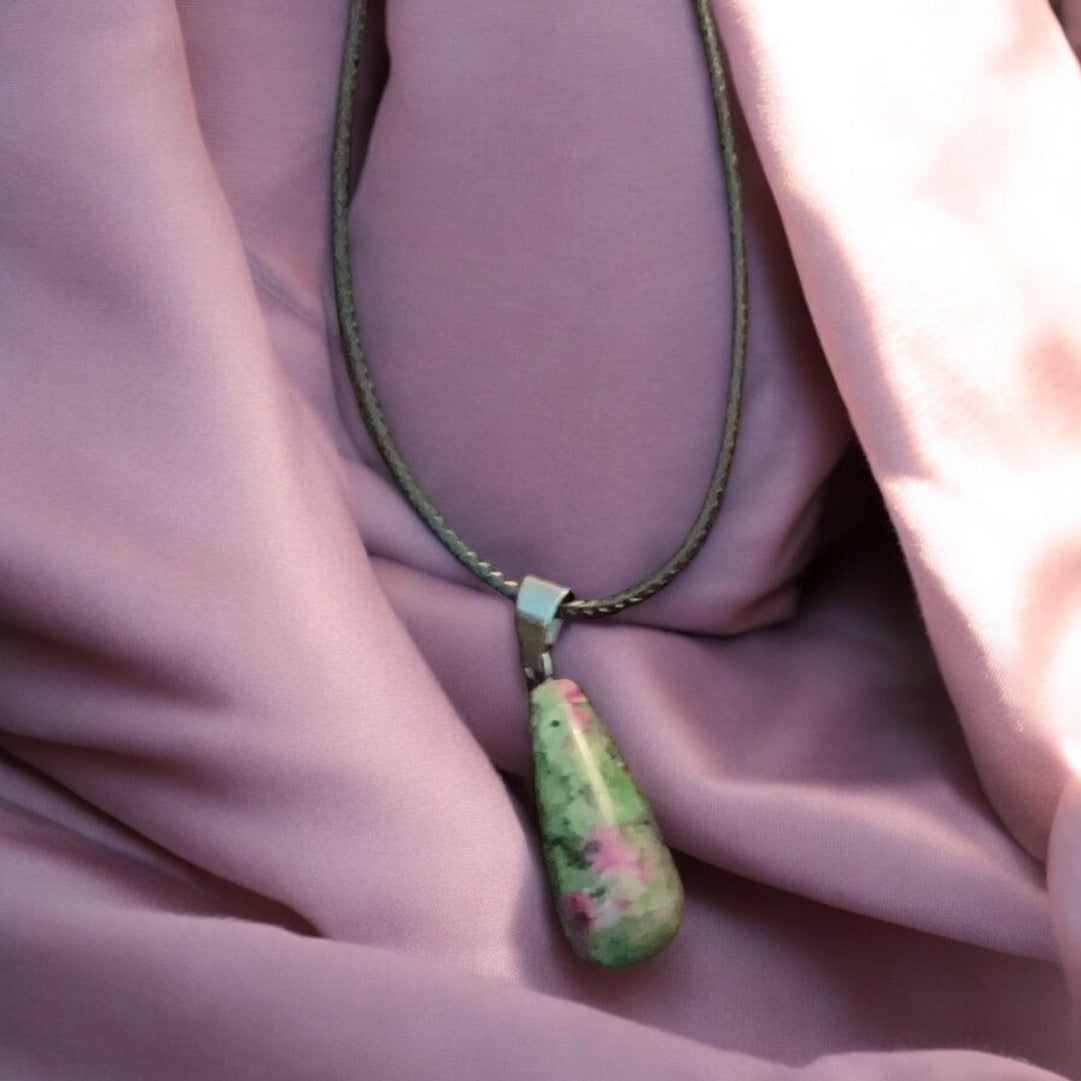 Ruby in Zoisite Necklace