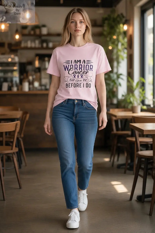 I Am A Warrior T-Shirt (Cancer Awareness)