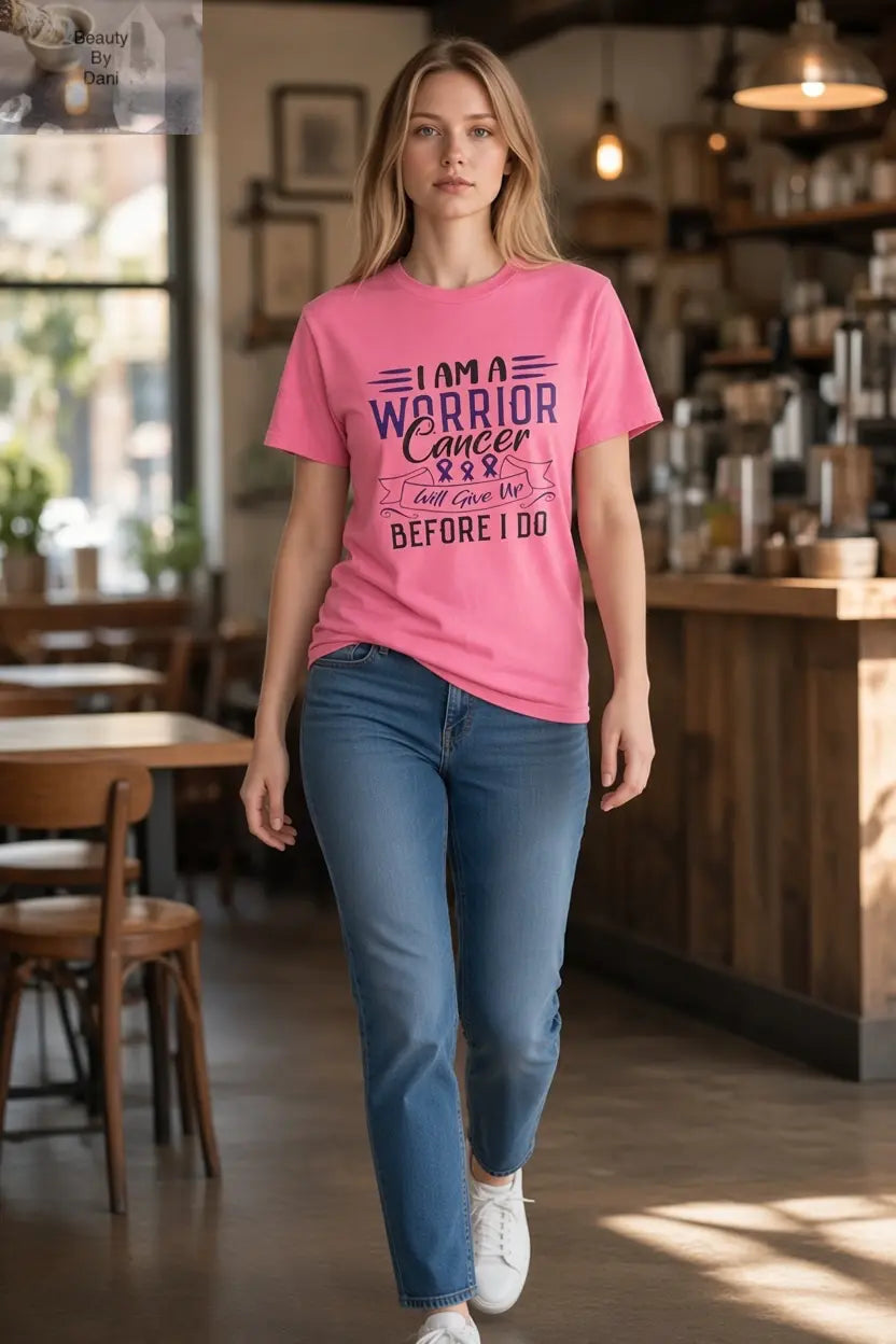 I Am A Warrior T-Shirt (Cancer Awareness)
