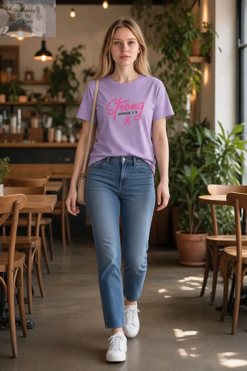 Strong Joshua 1:9 t-shirt