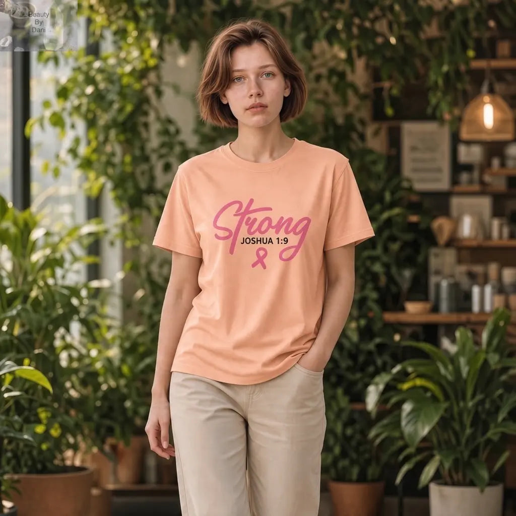Strong Joshua 1:9 t-shirt