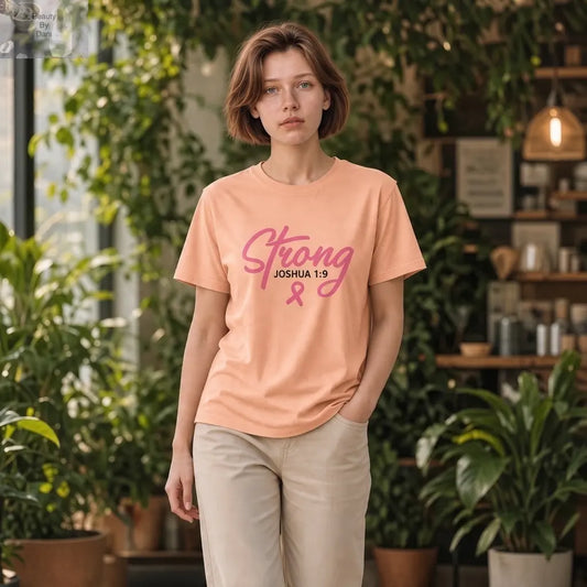 Strong Joshua 1:9 t-shirt