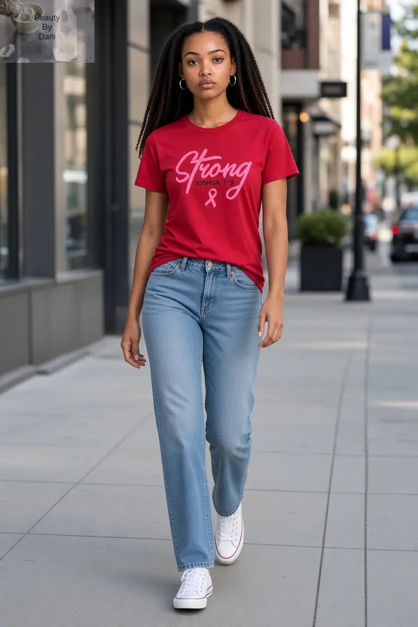 Strong Joshua 1:9 t-shirt