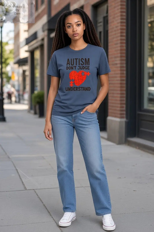 Autism Awareness Cotton T-Shirt
