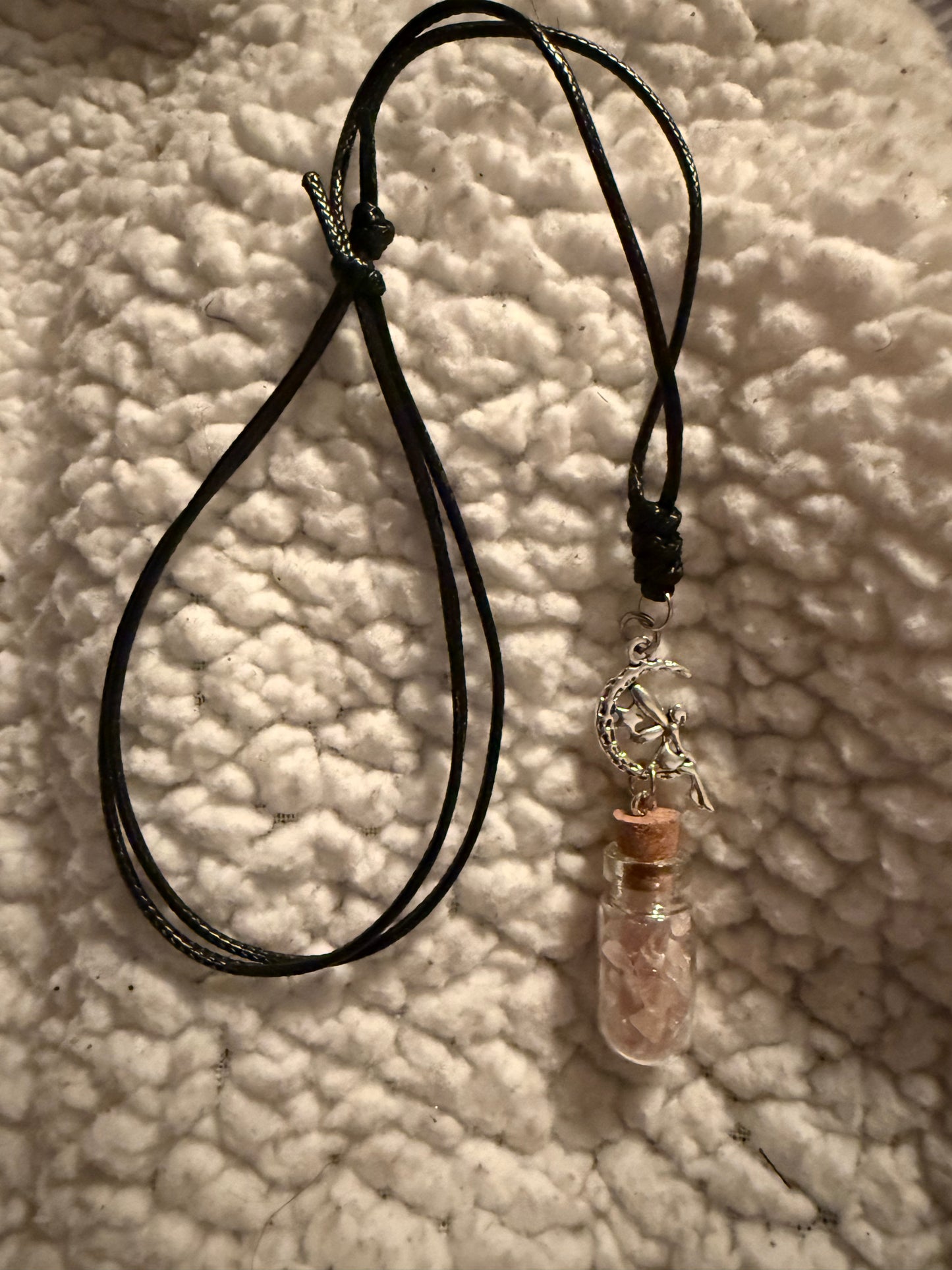 Fairy Gem bottle necklace