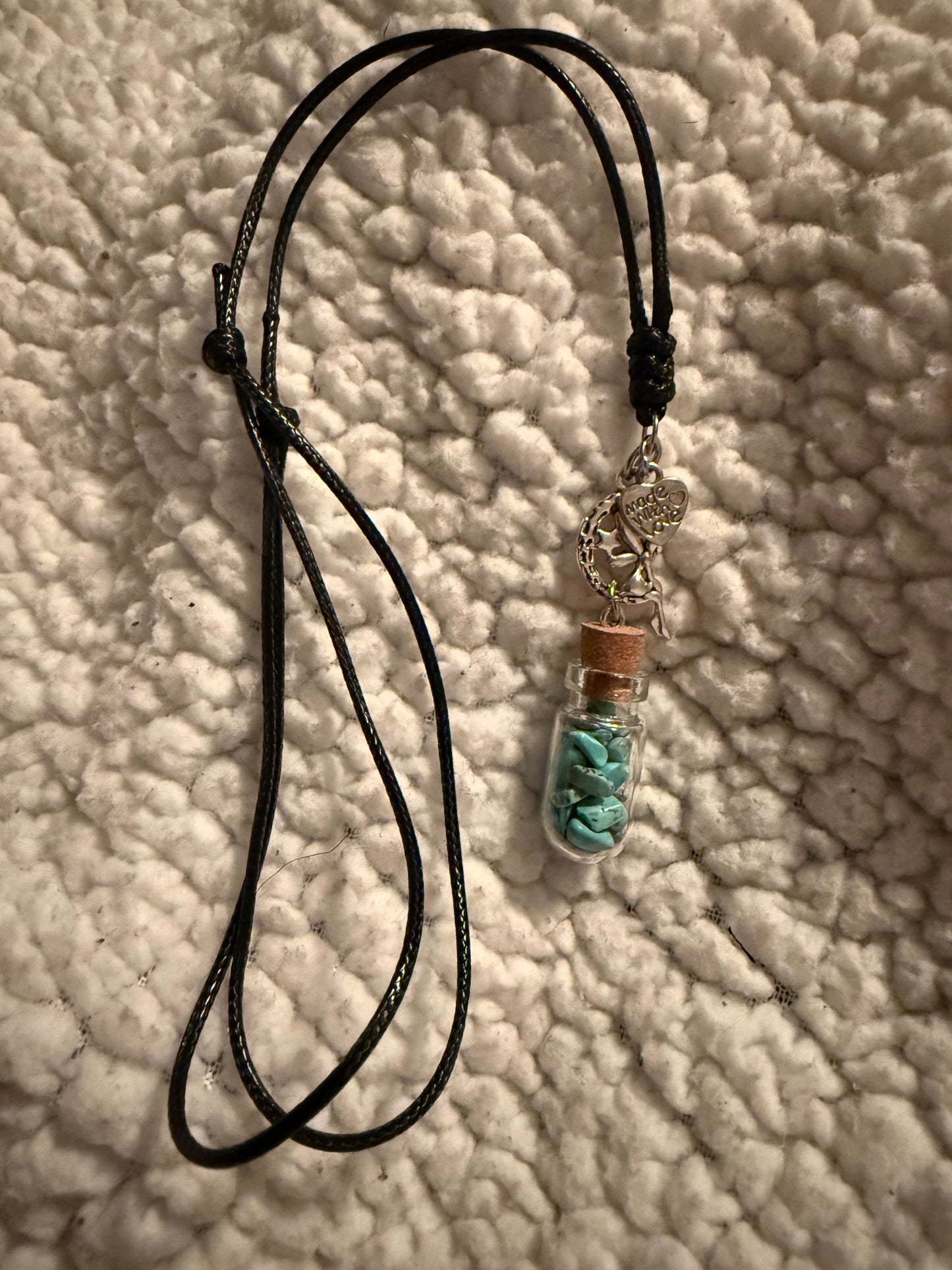 Fairy Gem bottle necklace