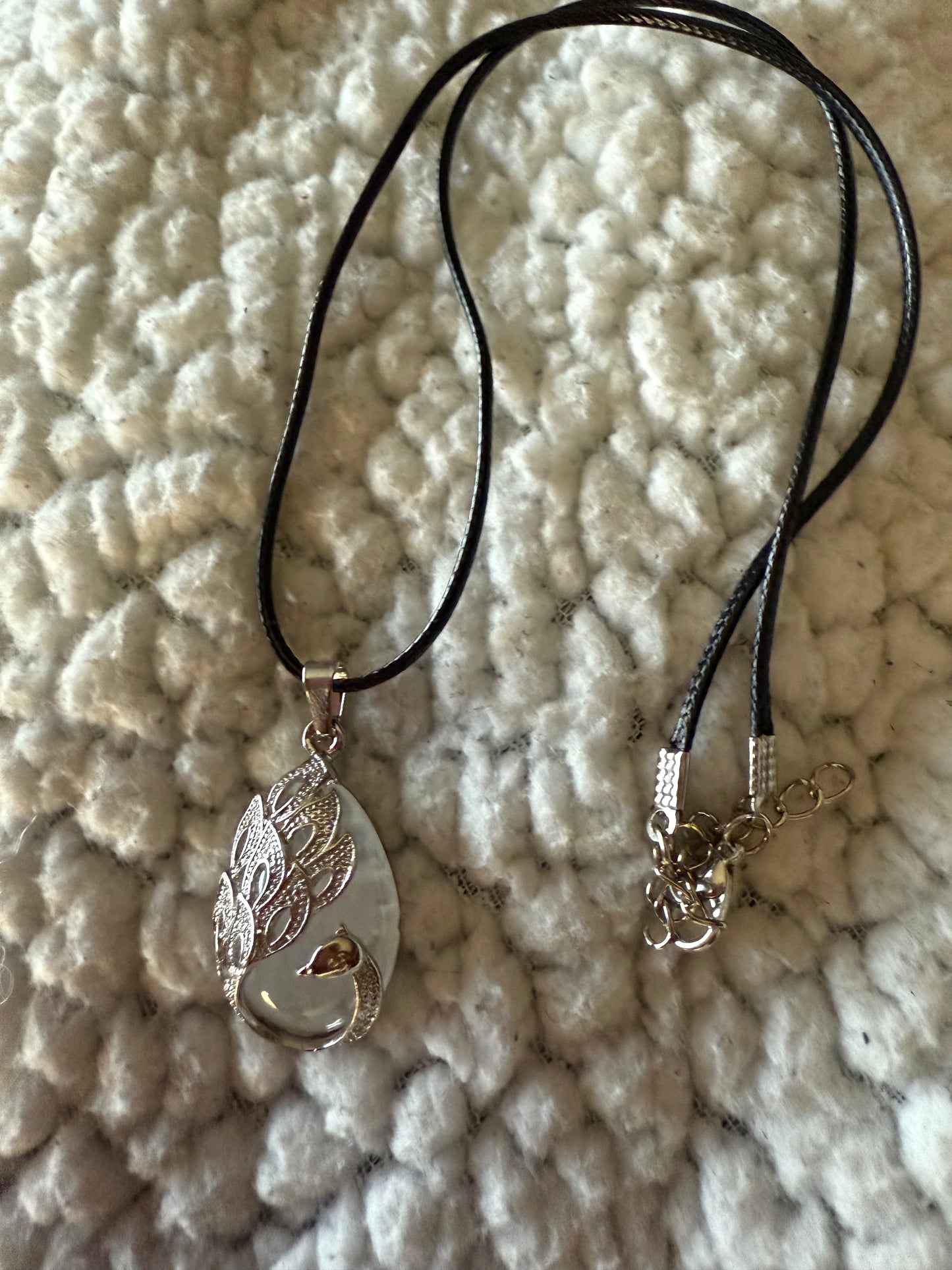 Peacock Gemstone Necklace