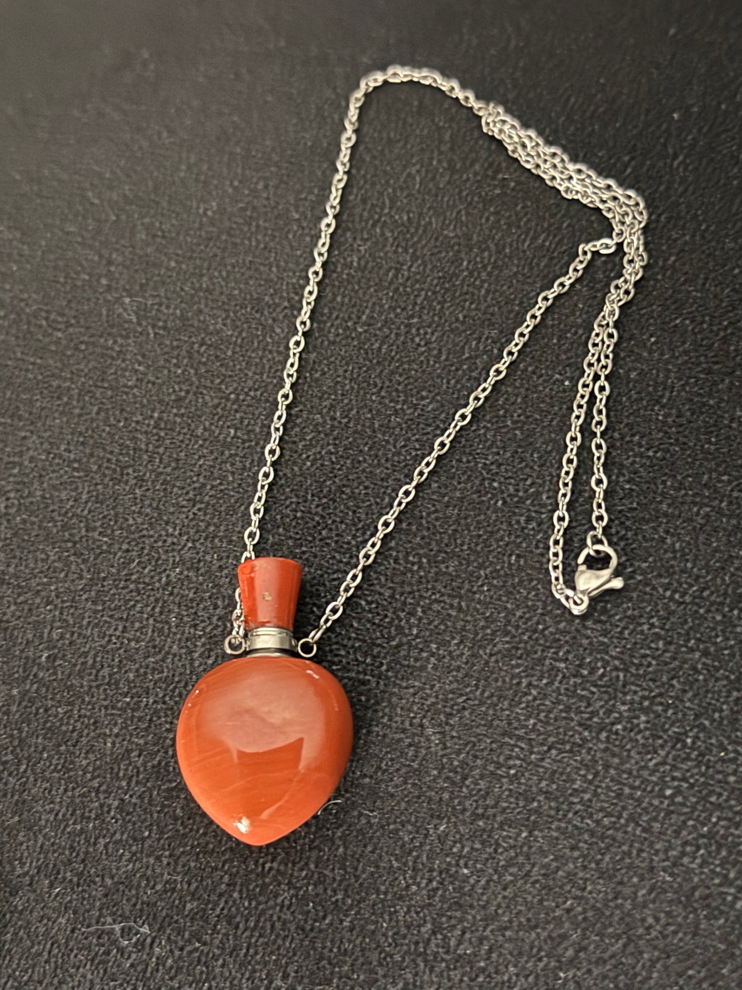 Gem Bottle Necklace for Aromatherapy