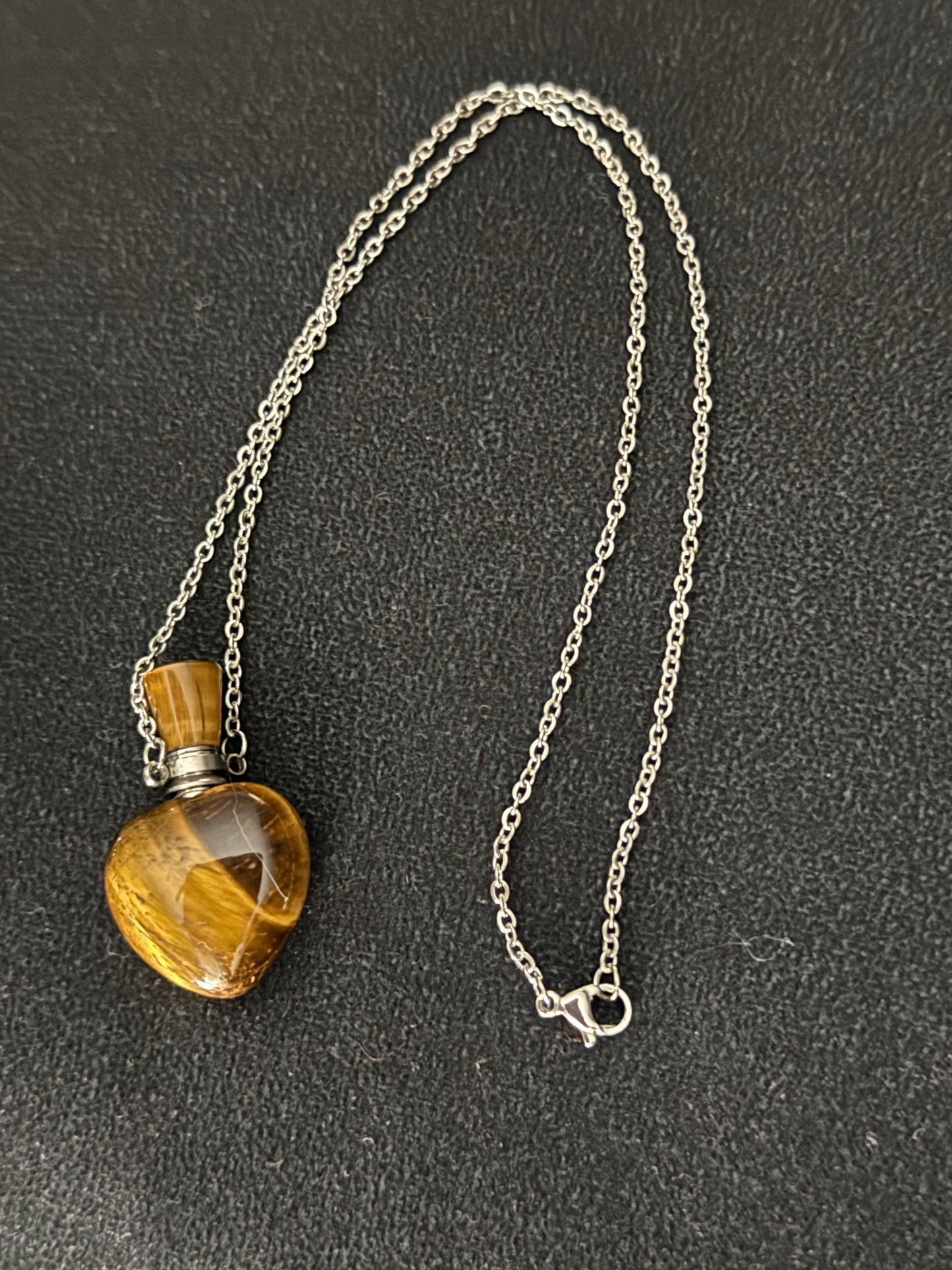 Gem Bottle Necklace for Aromatherapy