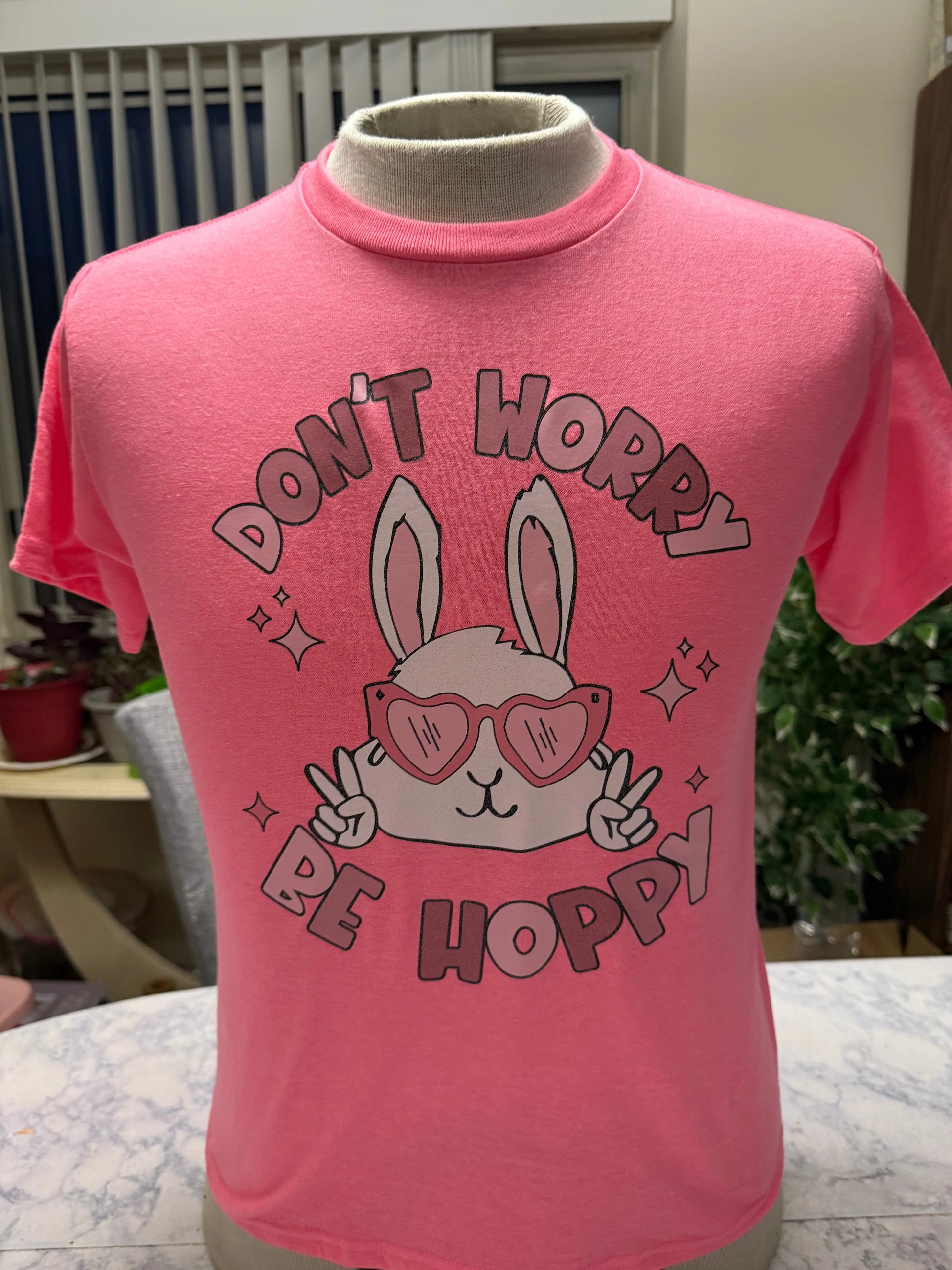 Be Hoppy Cotton T-Shirt Beauty by Dani