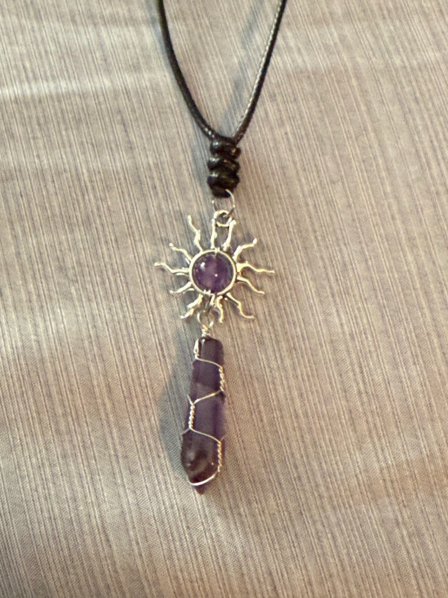Sun Gem Adjustable Necklace