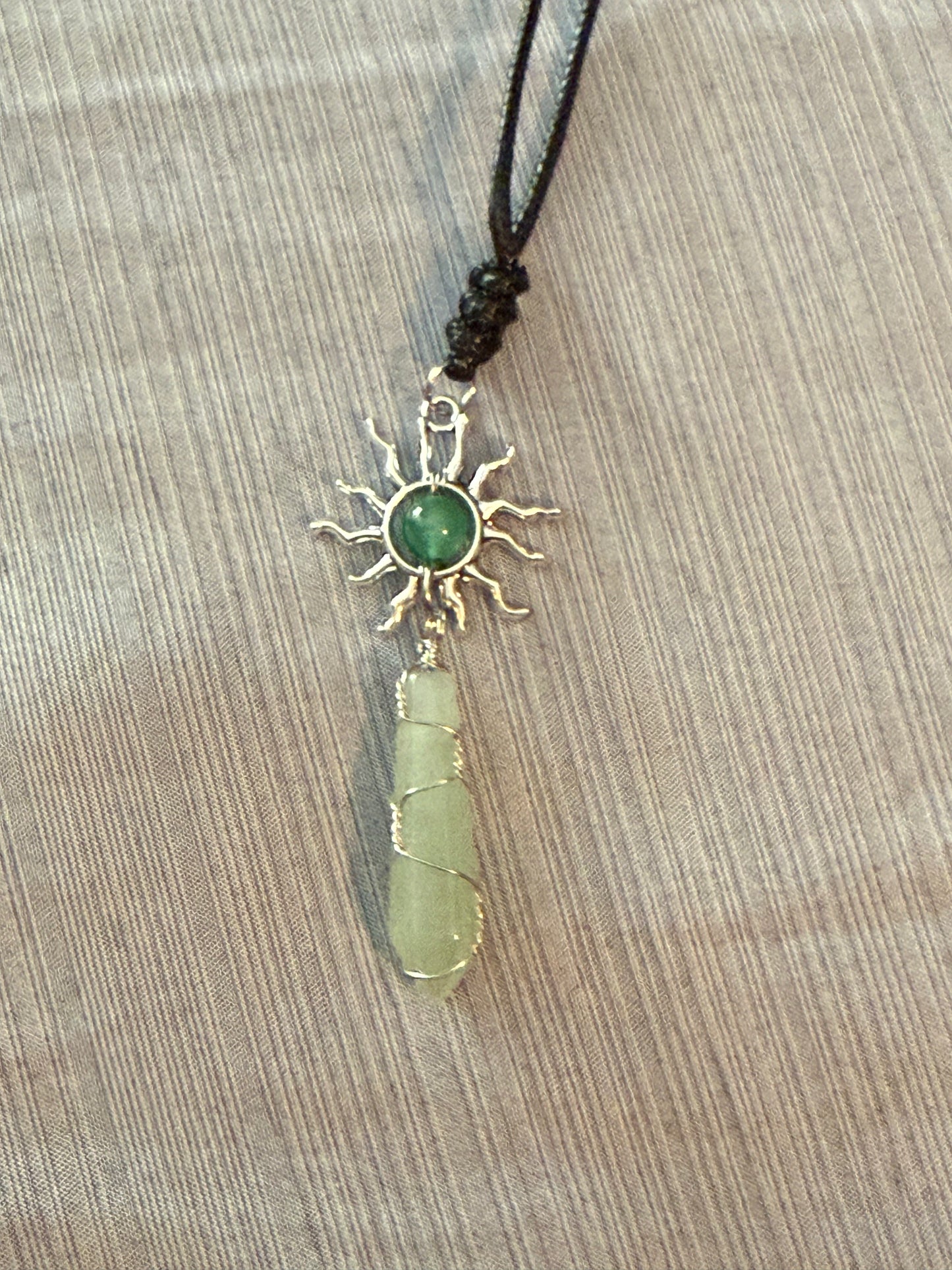 Sun Gem Adjustable Necklace