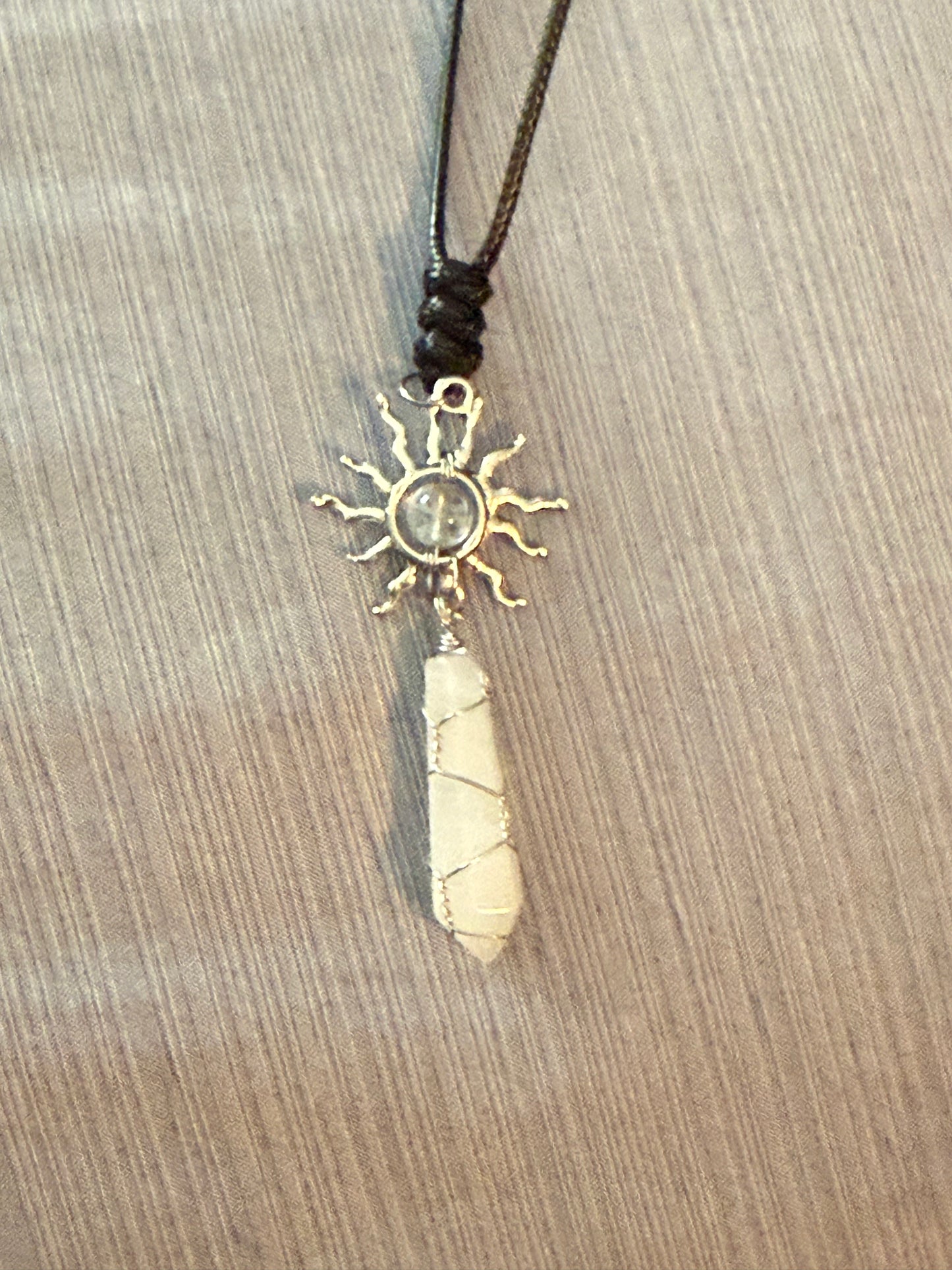 Sun Gem Adjustable Necklace