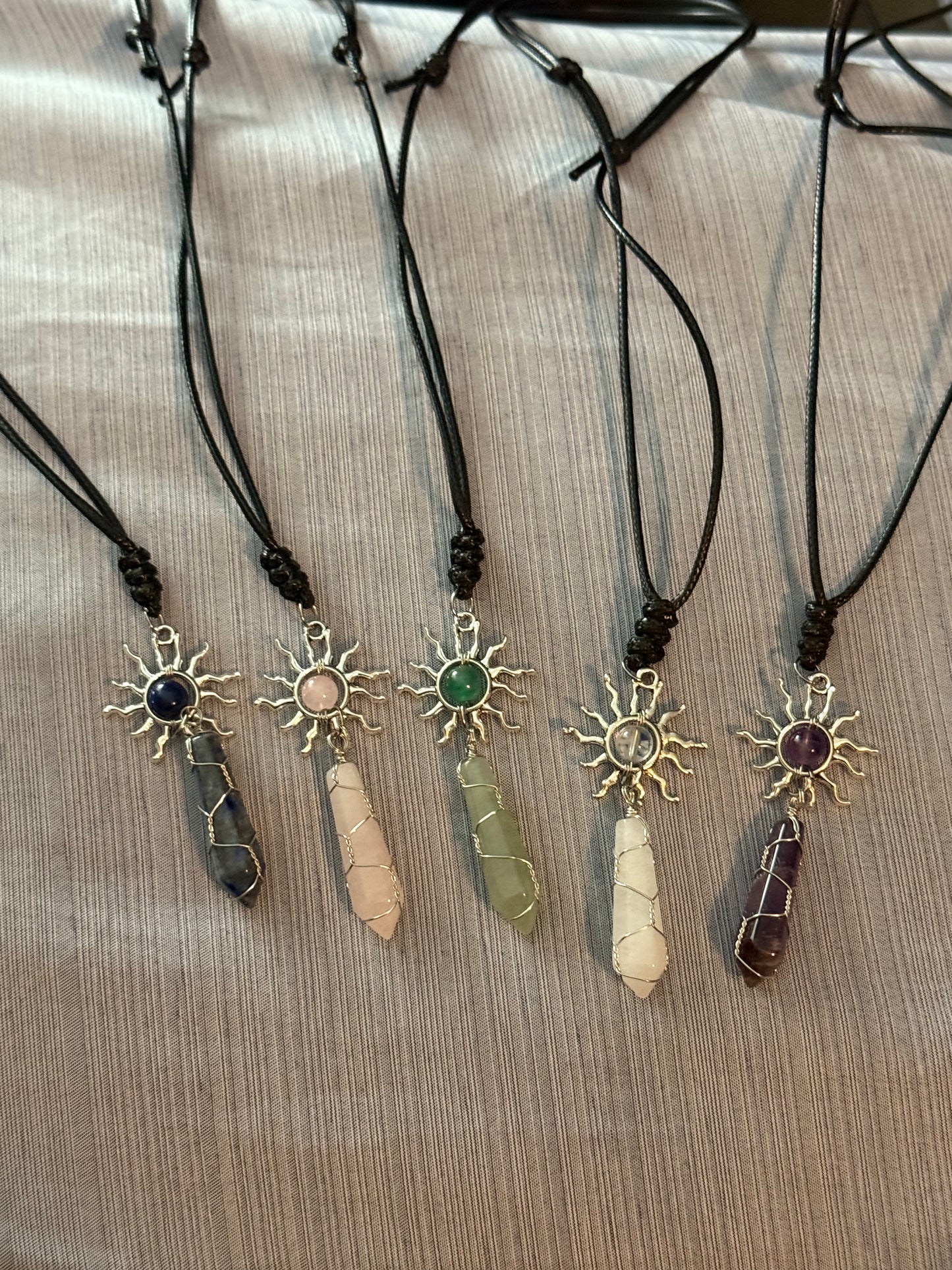 Sun Gem Adjustable Necklace