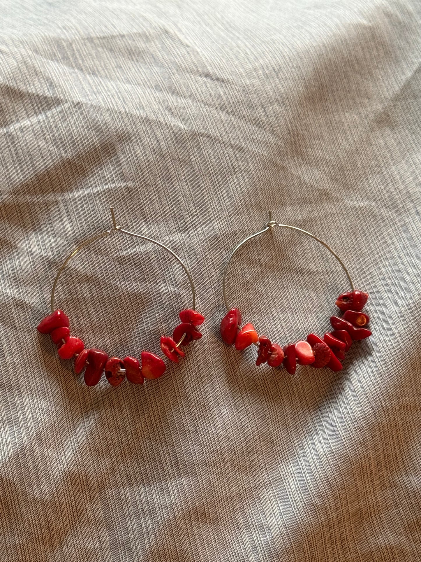 Hypoallergenic Gem Chip Earrings