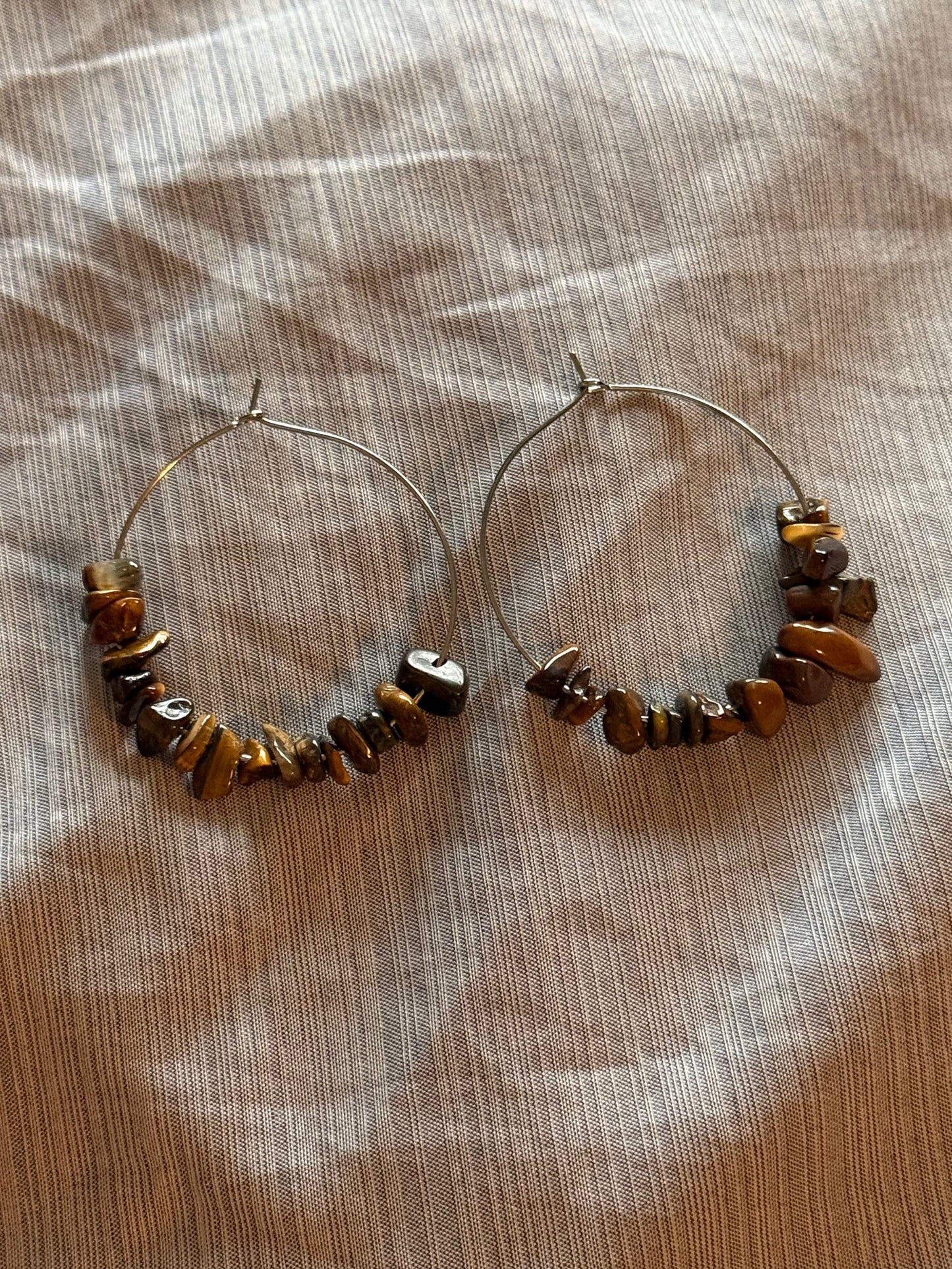 Hypoallergenic Gem Chip Earrings