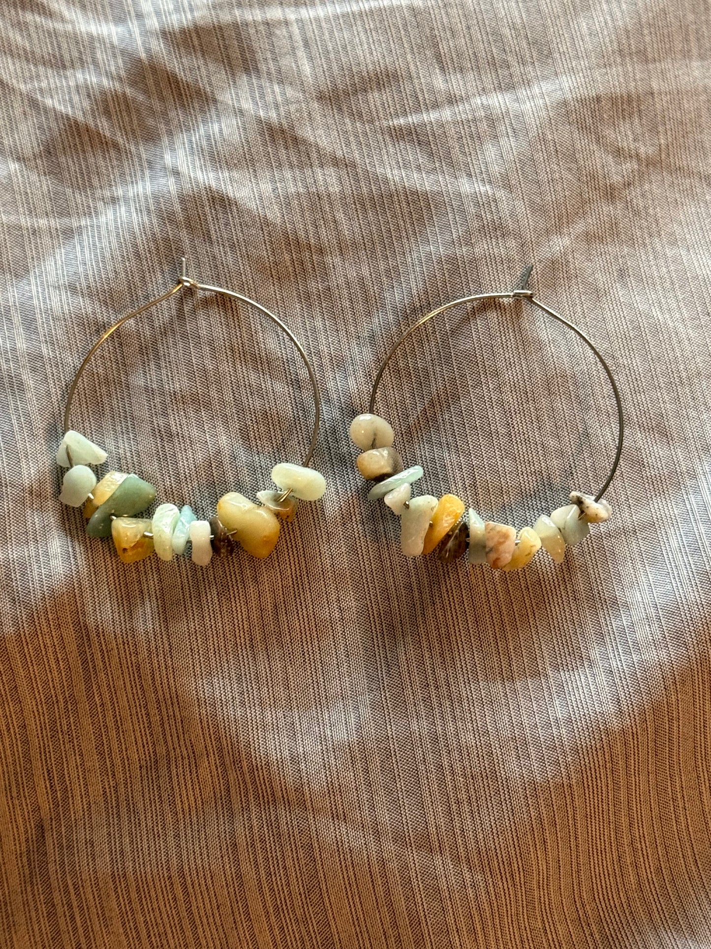 Hypoallergenic Gem Chip Earrings