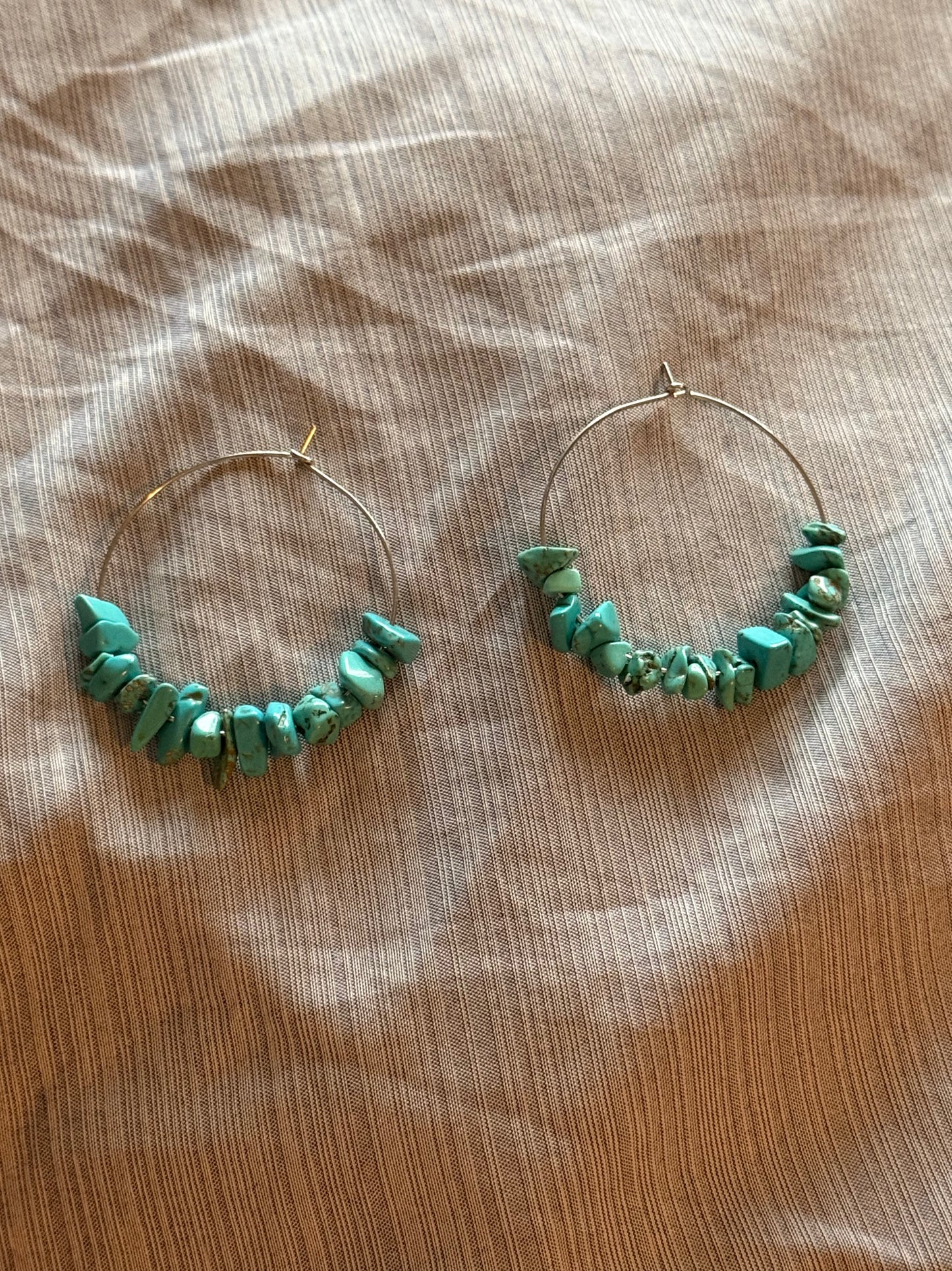 Hypoallergenic Gem Chip Earrings