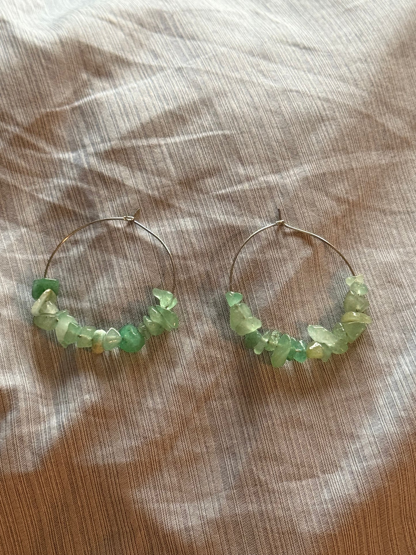 Hypoallergenic Gem Chip Earrings