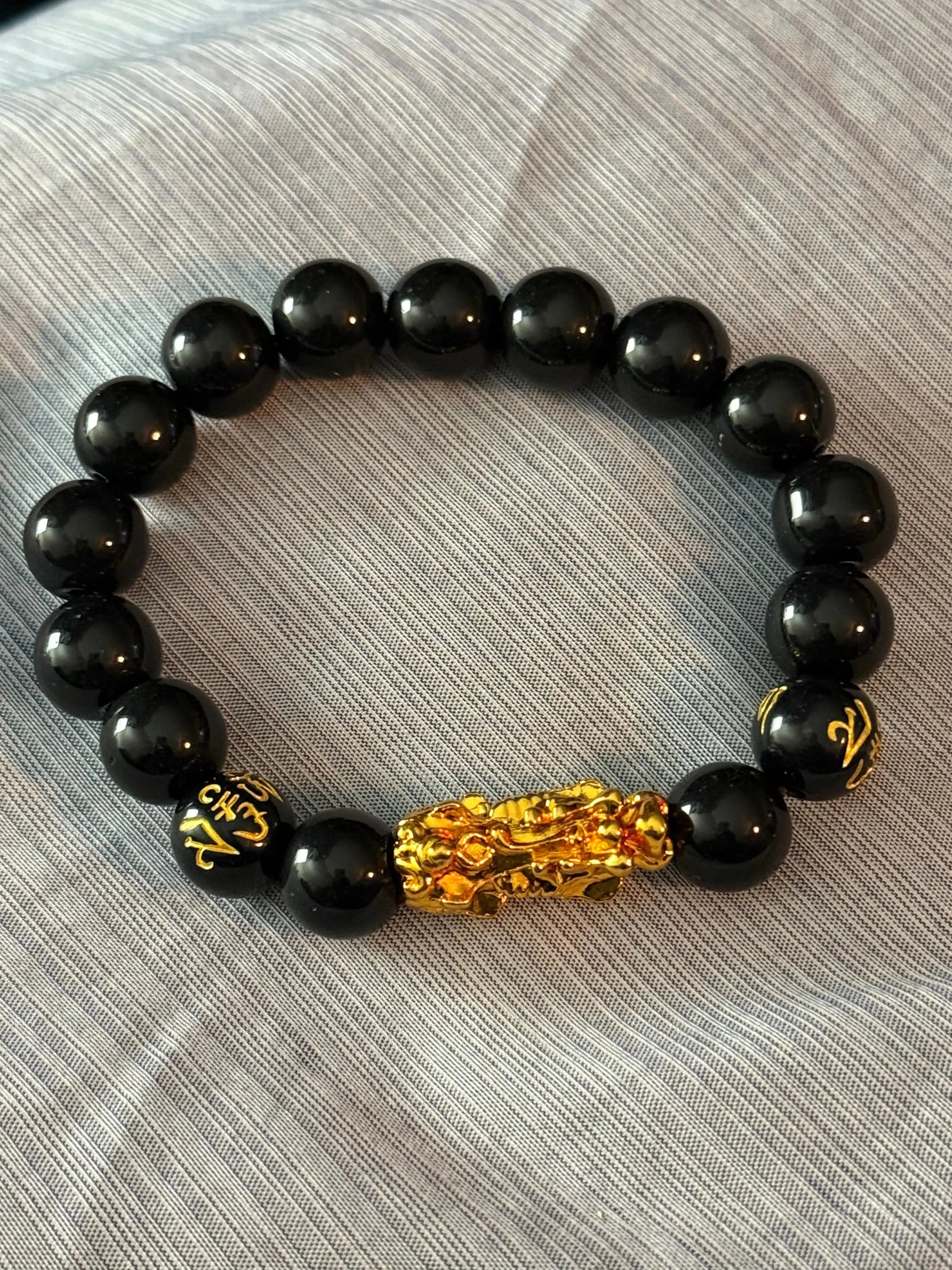 Feng Shui Bracelet with Stainless Steel Spacers Beauty by Dani
