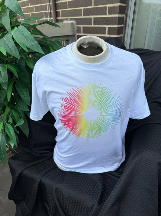 Sunburst Rainbow T-shirt Beauty by Dani