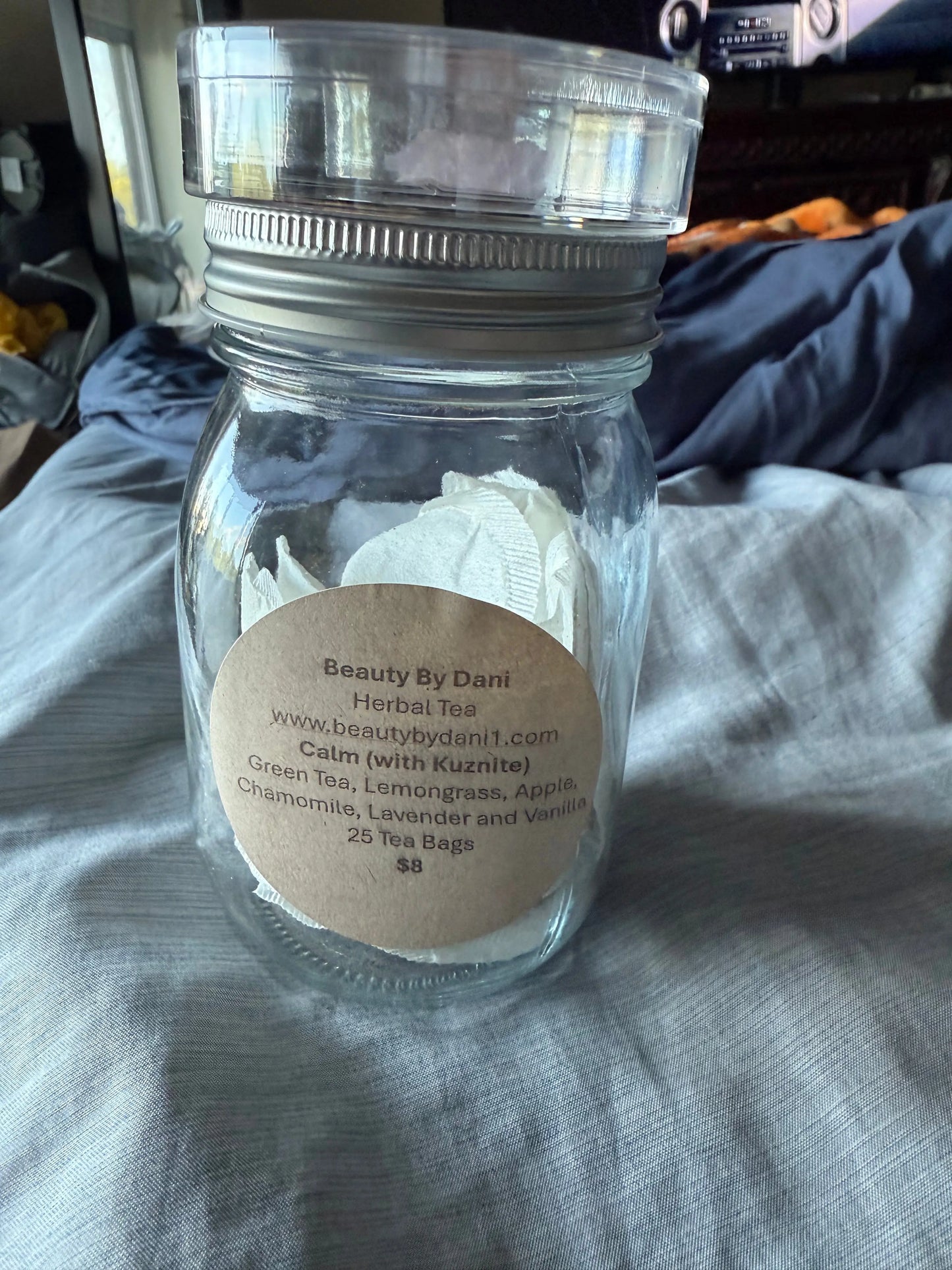 Infused Herbal Teas - Immunity, Slimming, Prosperity & More with gemstones Beauty by Dani Gems and More