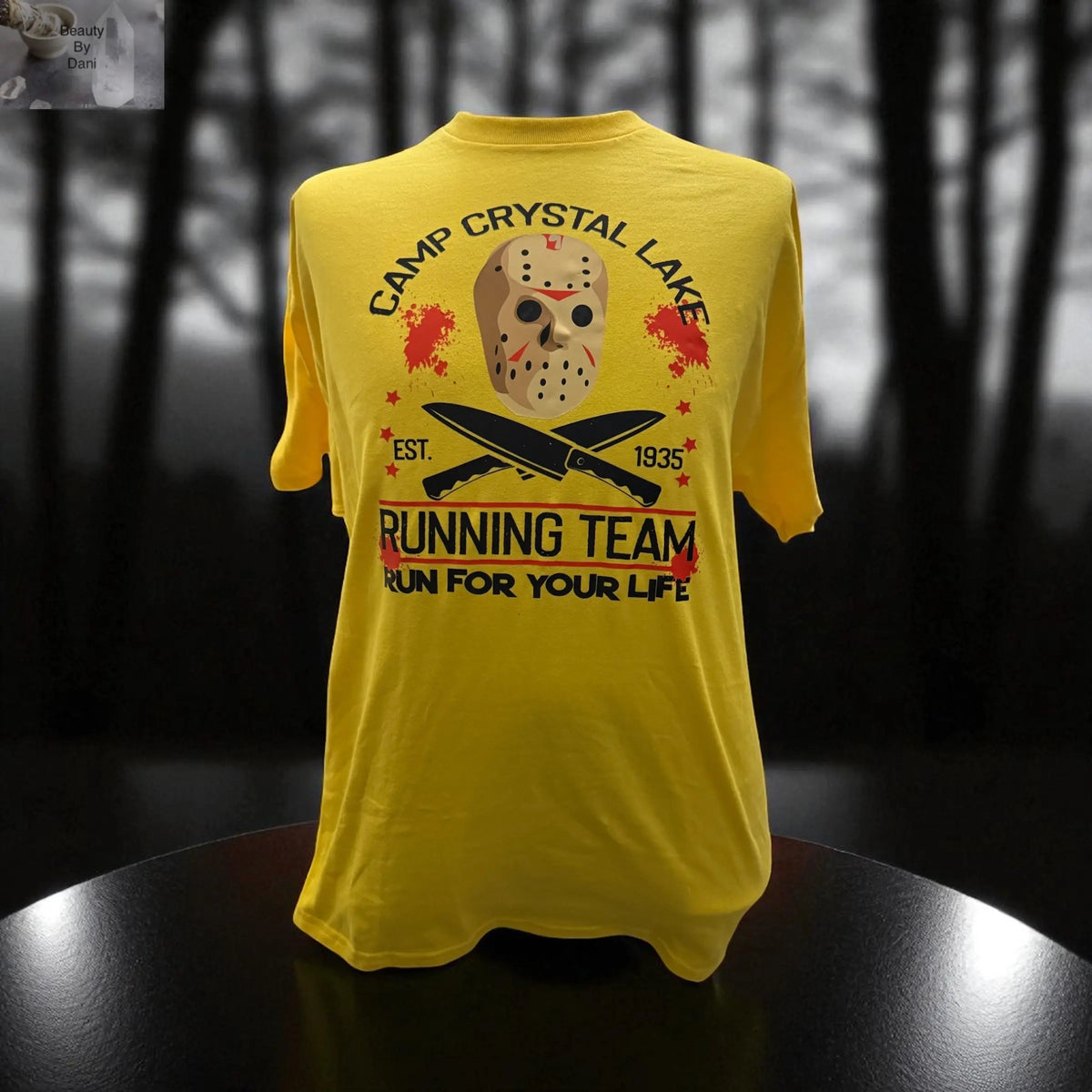 Camp Crystal Lake Halloween T-Shirt Beauty by Dani