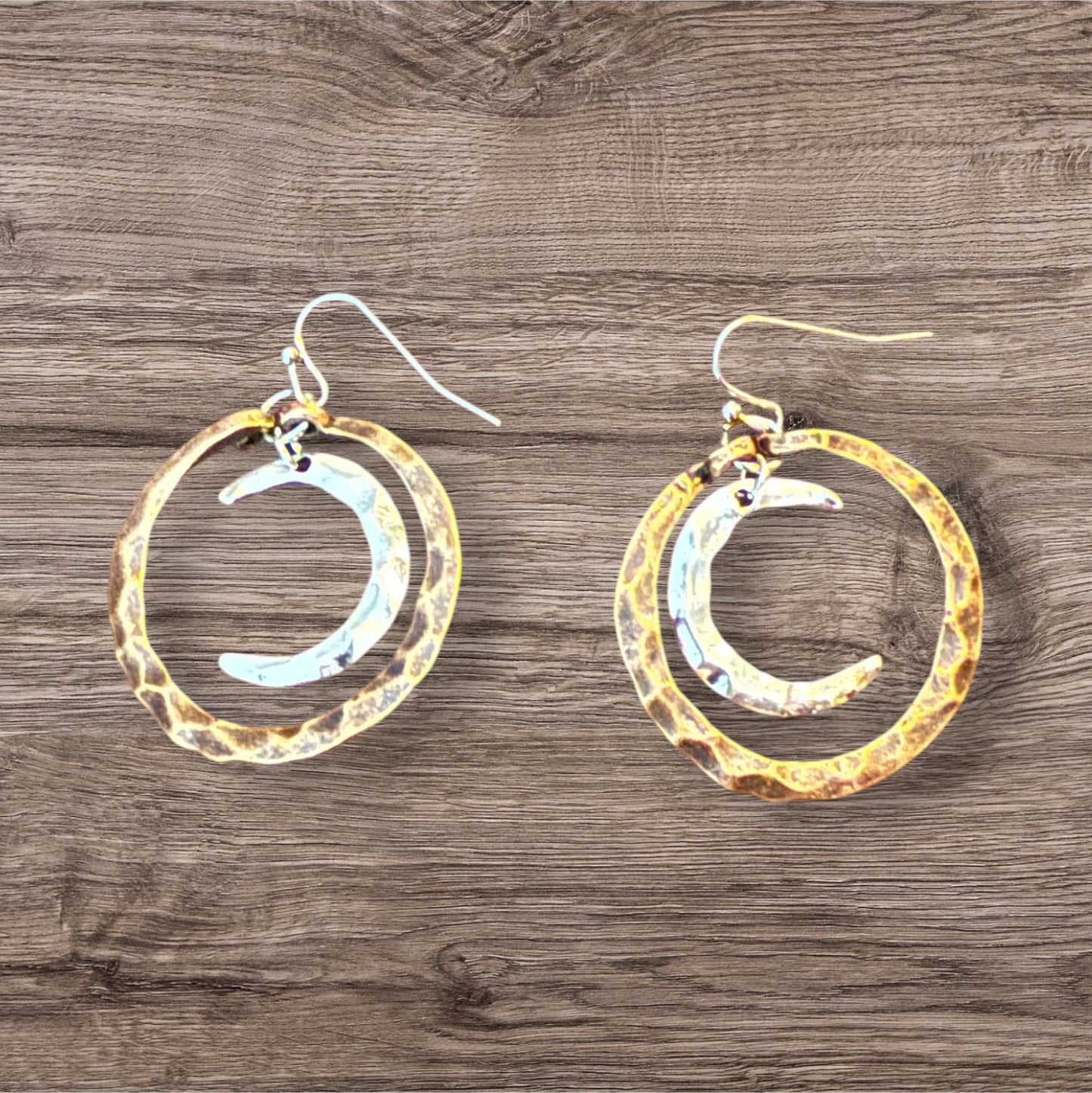 Stainless Steel Moon Earrings - Elegant and Hypoallergenic
