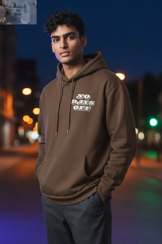 Limited Edition No Days Off Hustle Bear Hoodie Beauty by Dani