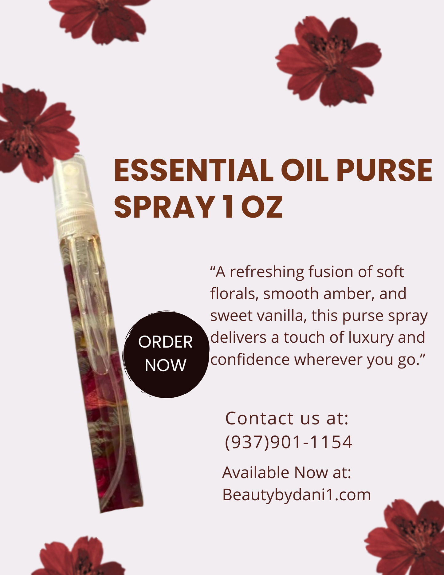 Essential Oil Purse Spray 1 oz