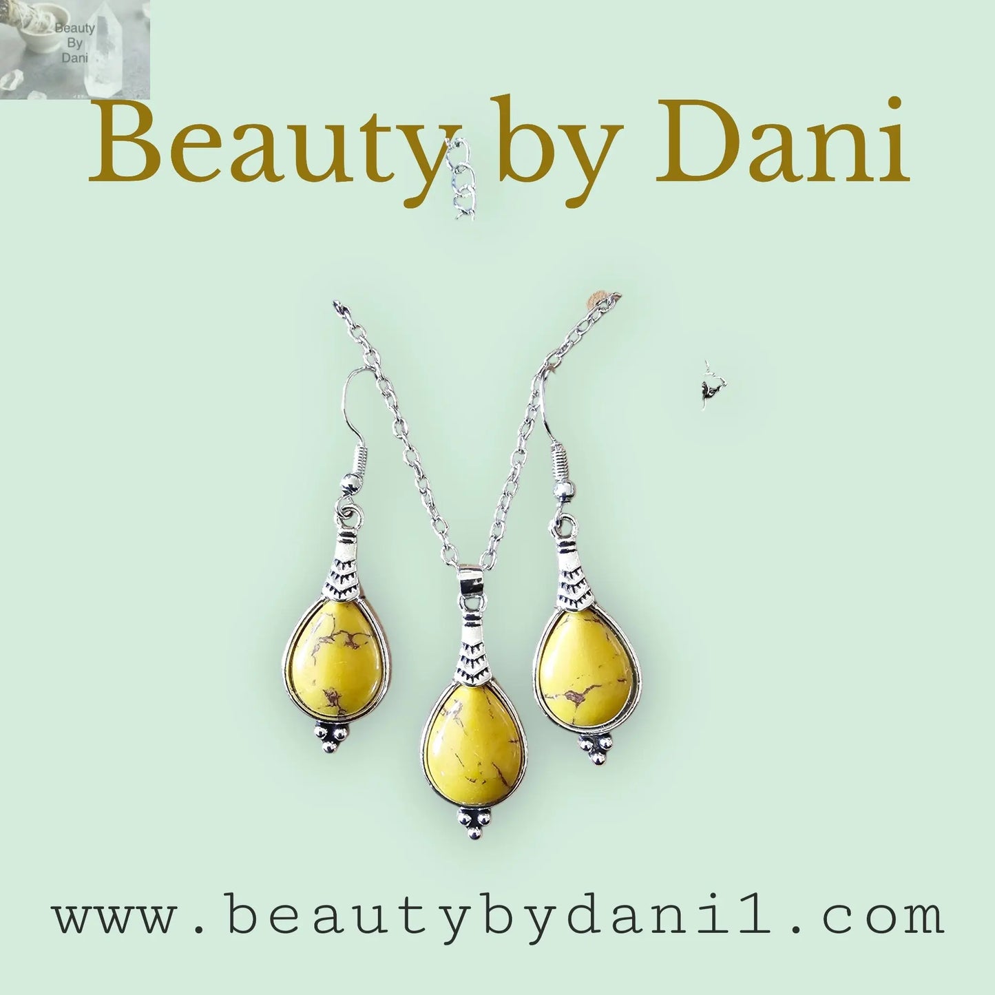 Hypoallergenic Stainless Steel Necklace and Earring Set Beauty by Dani